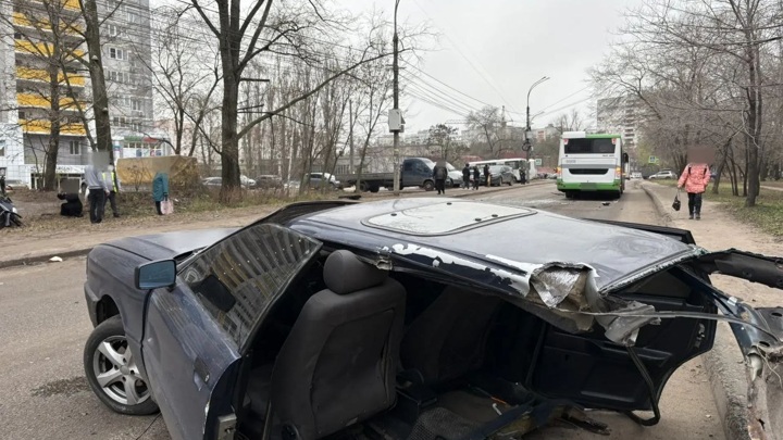 В Воронеже в ДТП с автобусом и Audi погиб человек