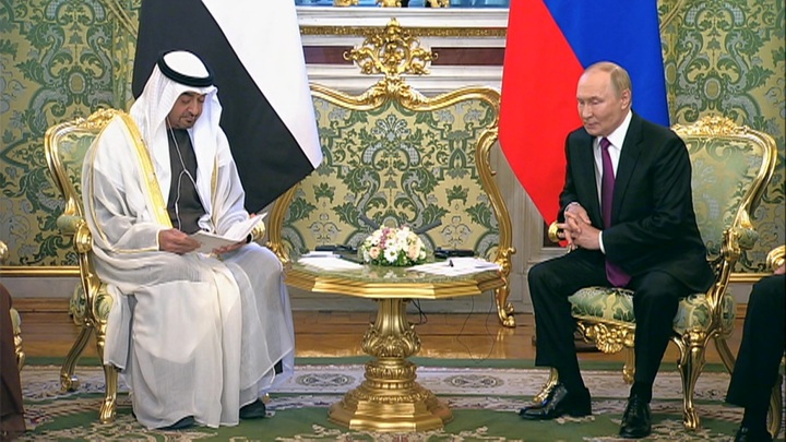 Путин проведет переговоры с президентом ОАЭ 29 января