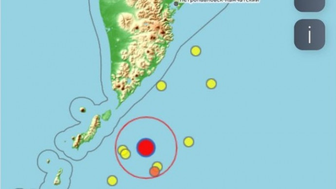 На юге Камчатки зафиксировали землетрясение магнитудой 6,1