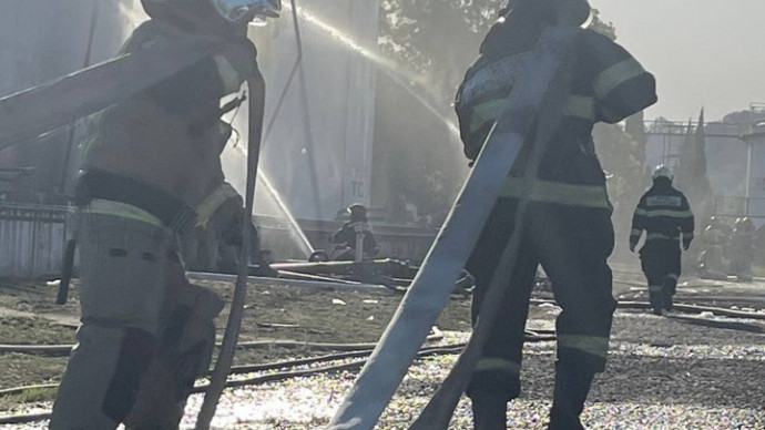 Пожар на складе ГСМ в Сочи ликвидирован